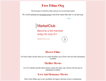 Tablet Screenshot of freefilms.org